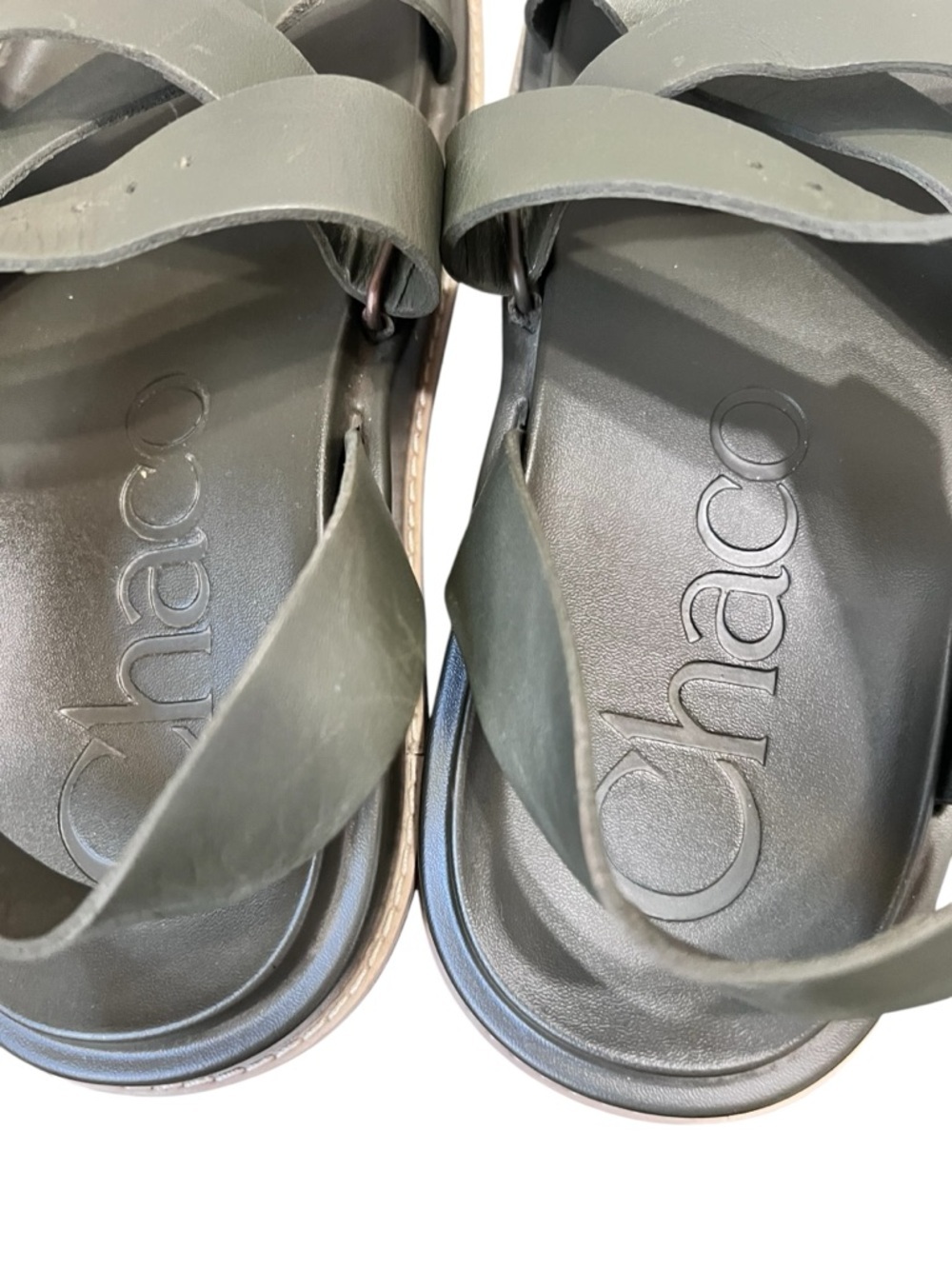 Chaco Women’s Townes Sandals Olive Night Size 7 - Picture 4 of 9